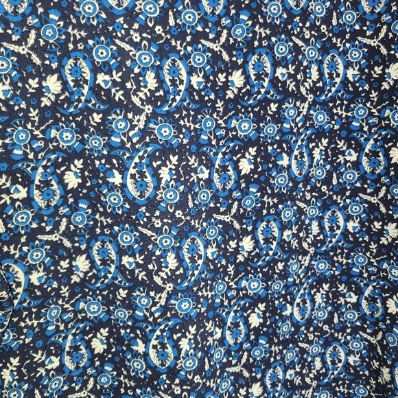 Michael Kors Women's Short Sleeve Paisley‎ Top Blouse - Picture 4 of 5